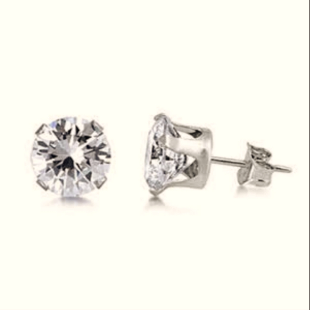 5mm Cubic Zirconia Earrings